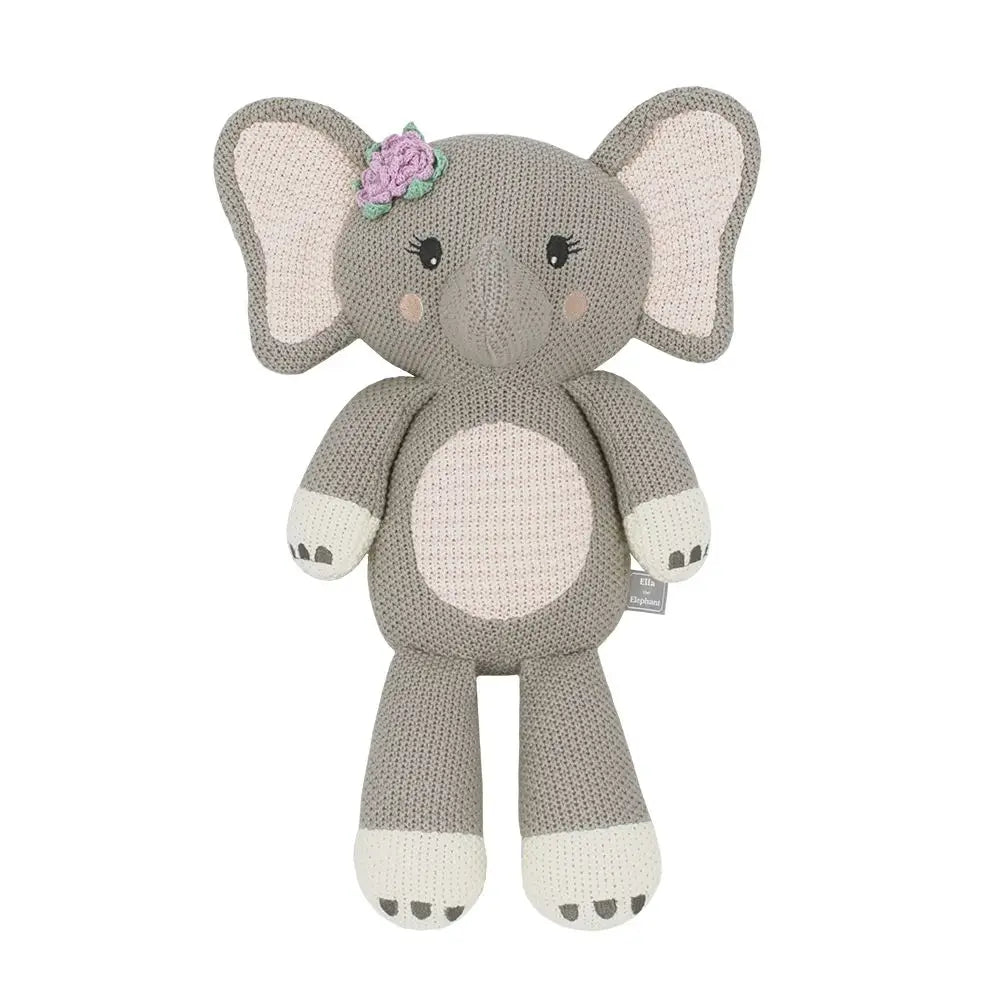 Ella the Elephant Knitted Friend