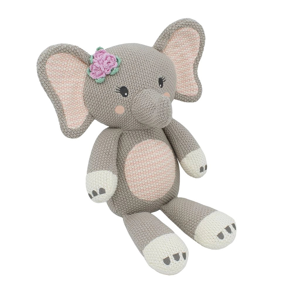 Ella the Elephant Knitted Friend