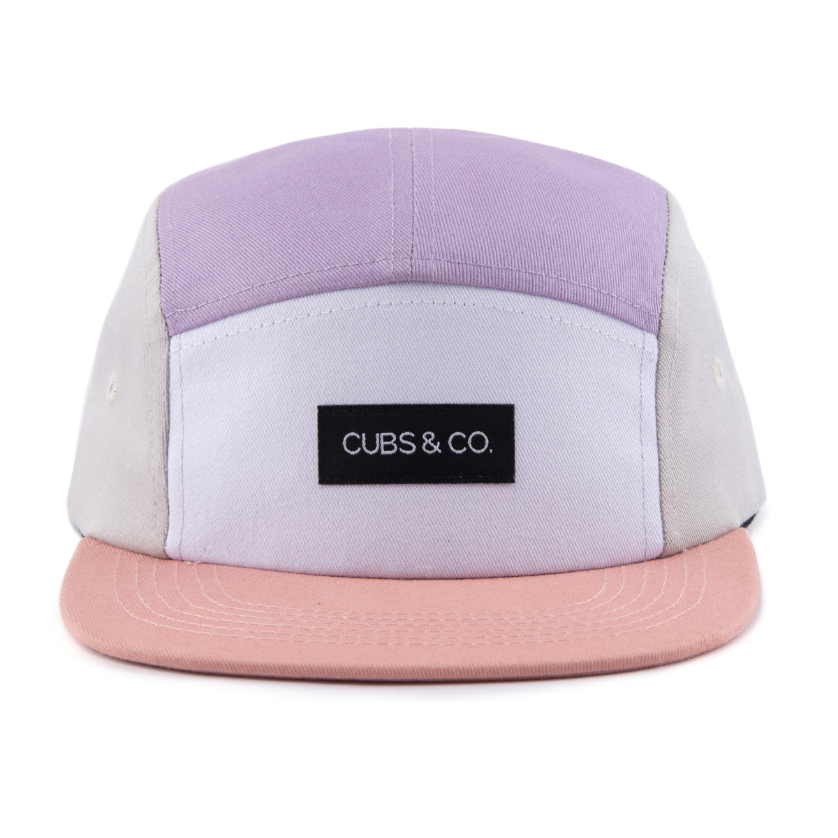 Cubs & Co Vintage 5 Panel Cap - Pink & Purple