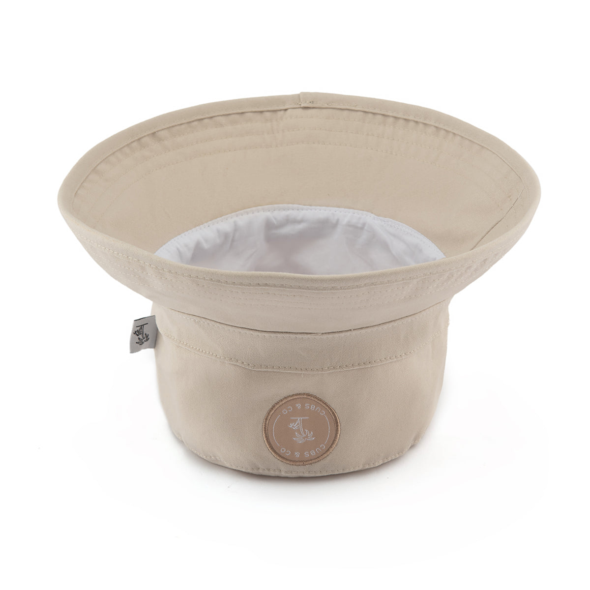 Cubs & Co Canvas Bucket Hat - Taupe