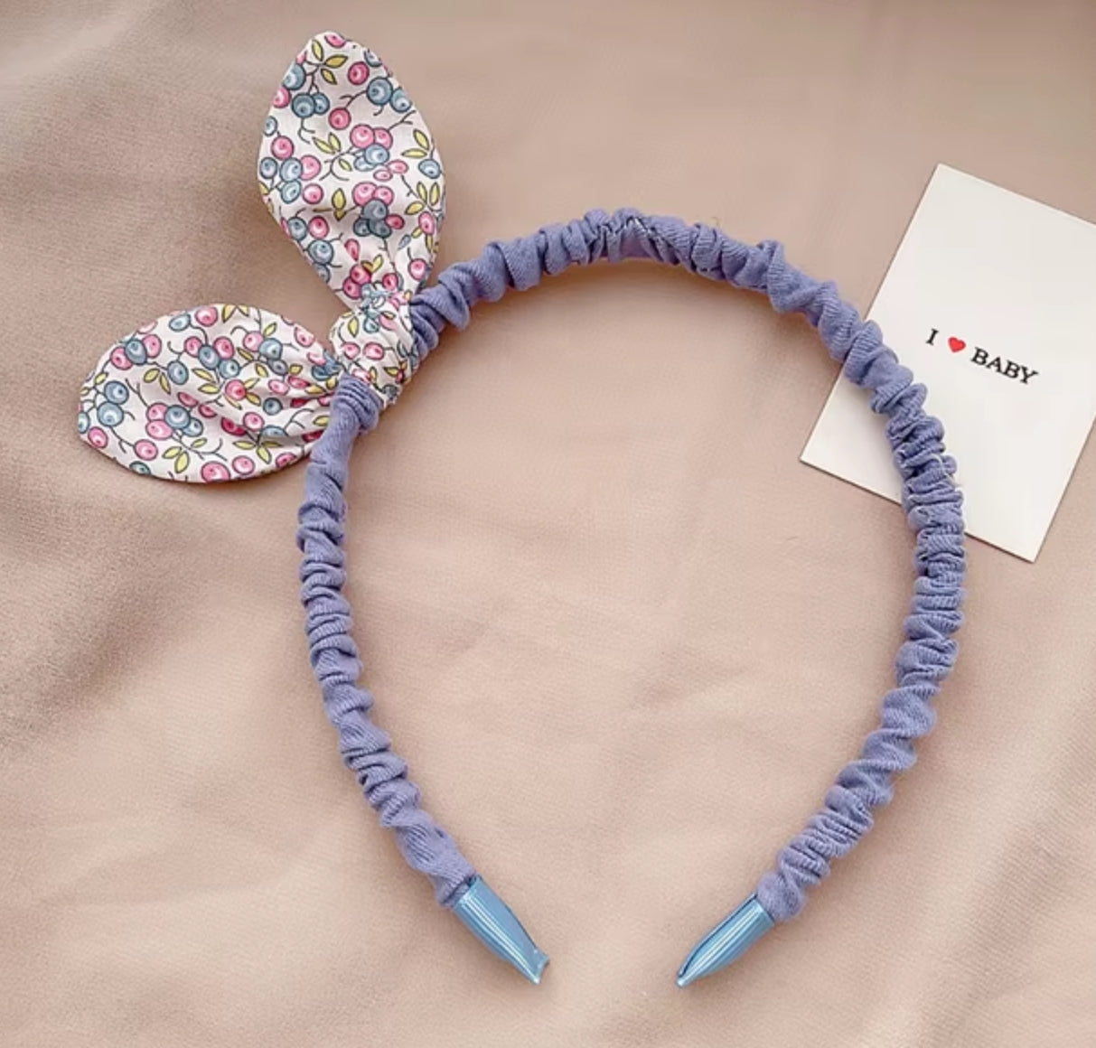 Laura Floral Bow Headband