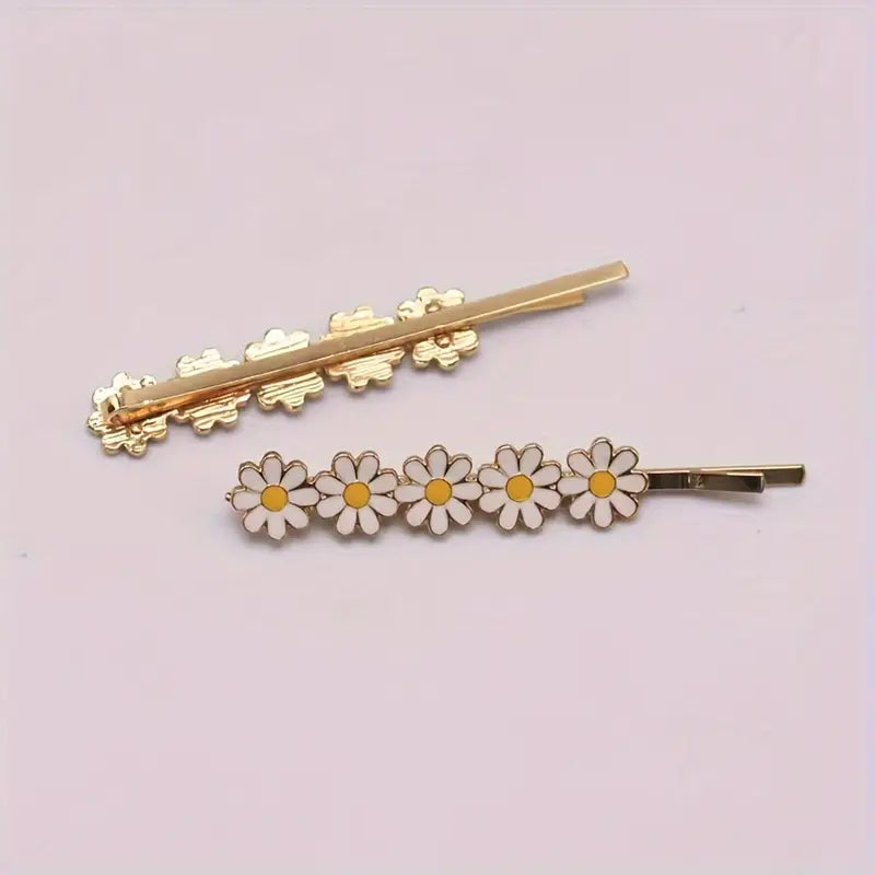 Miss Daisie Metal Hair Clips