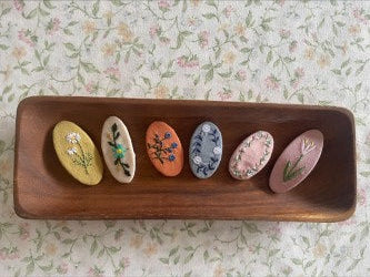 Clara Embroidered Barrette