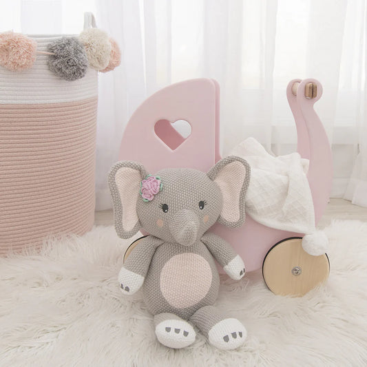 Ella the Elephant Knitted Friend