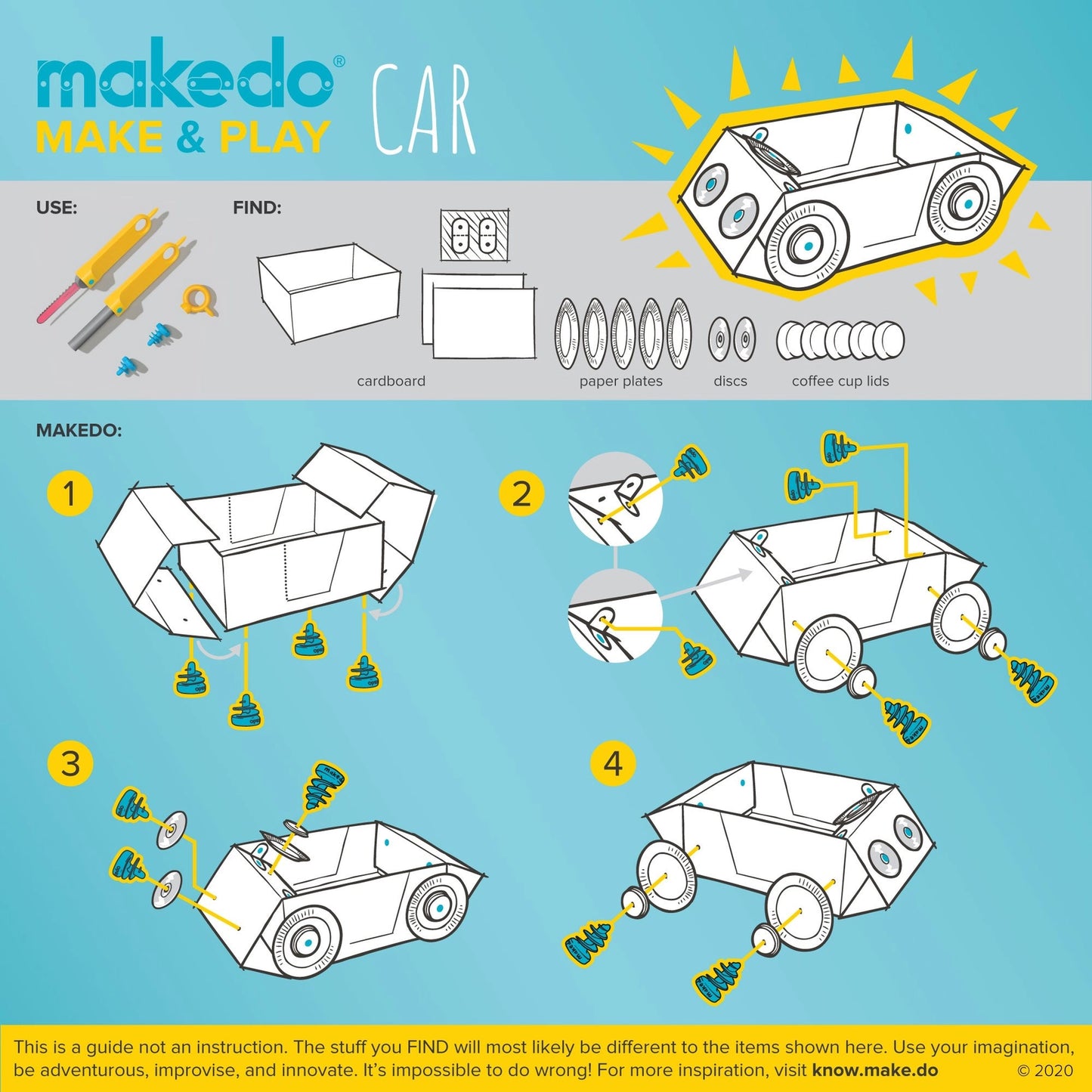 Makedo Cardboard Construction Kit