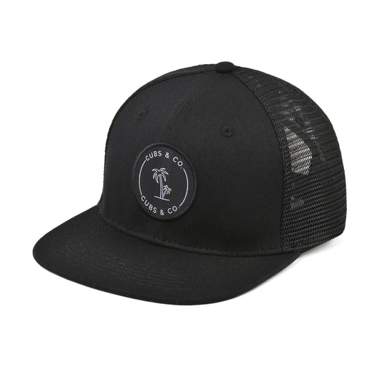 Cubs & Co Trucker Hat - Black