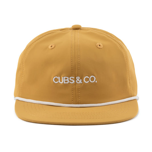 Cubs & Co Quick Dry Nylon Cap - Mustard