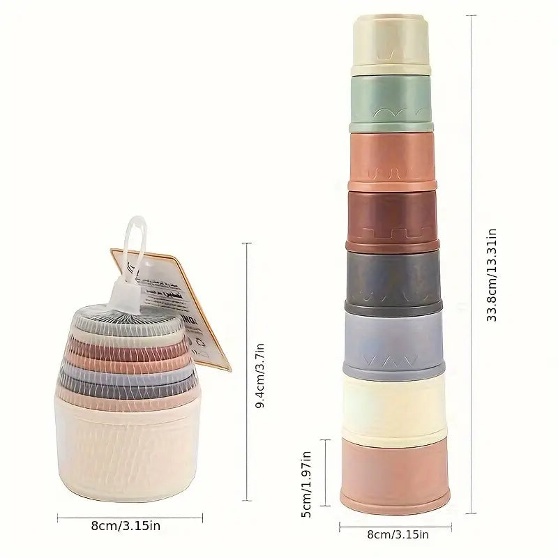 Macaron Stacking Cups Set