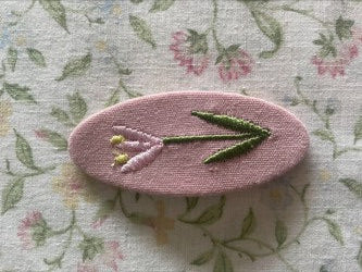 Clara Embroidered Barrette